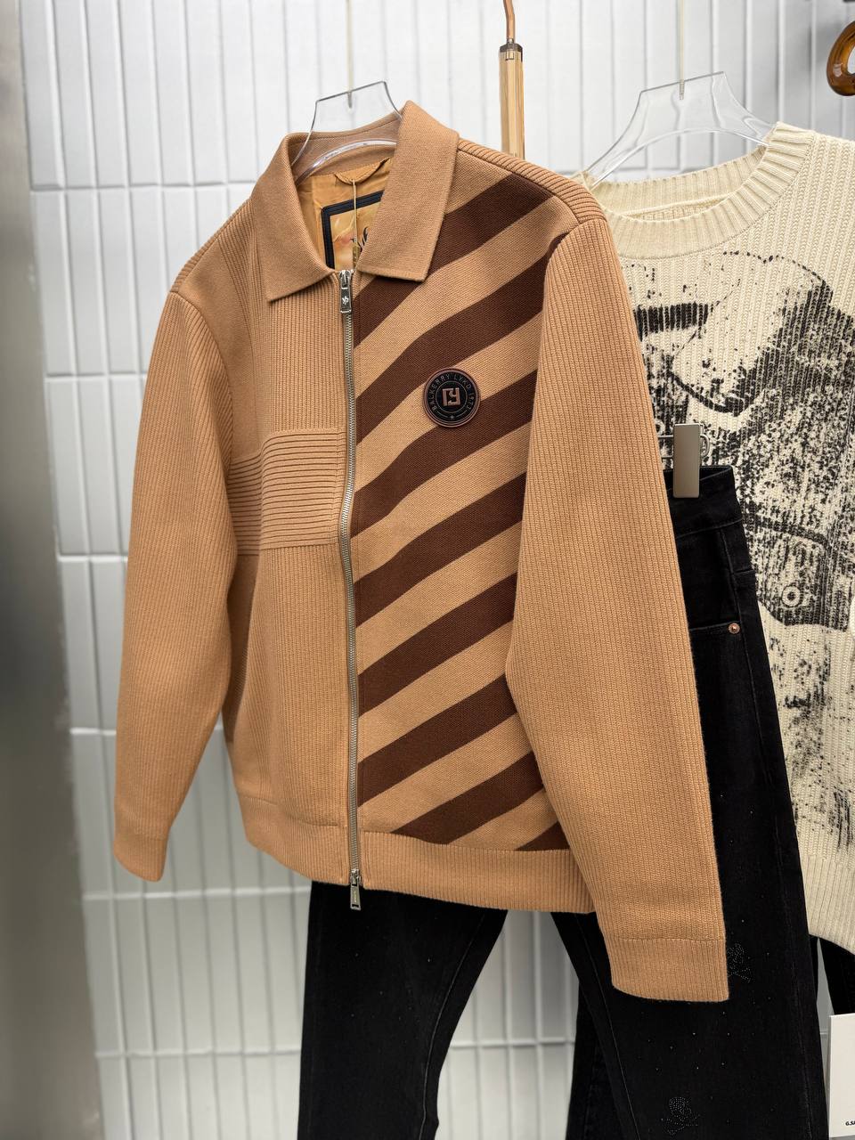 JACKET WASHED FAUX SUEDE
