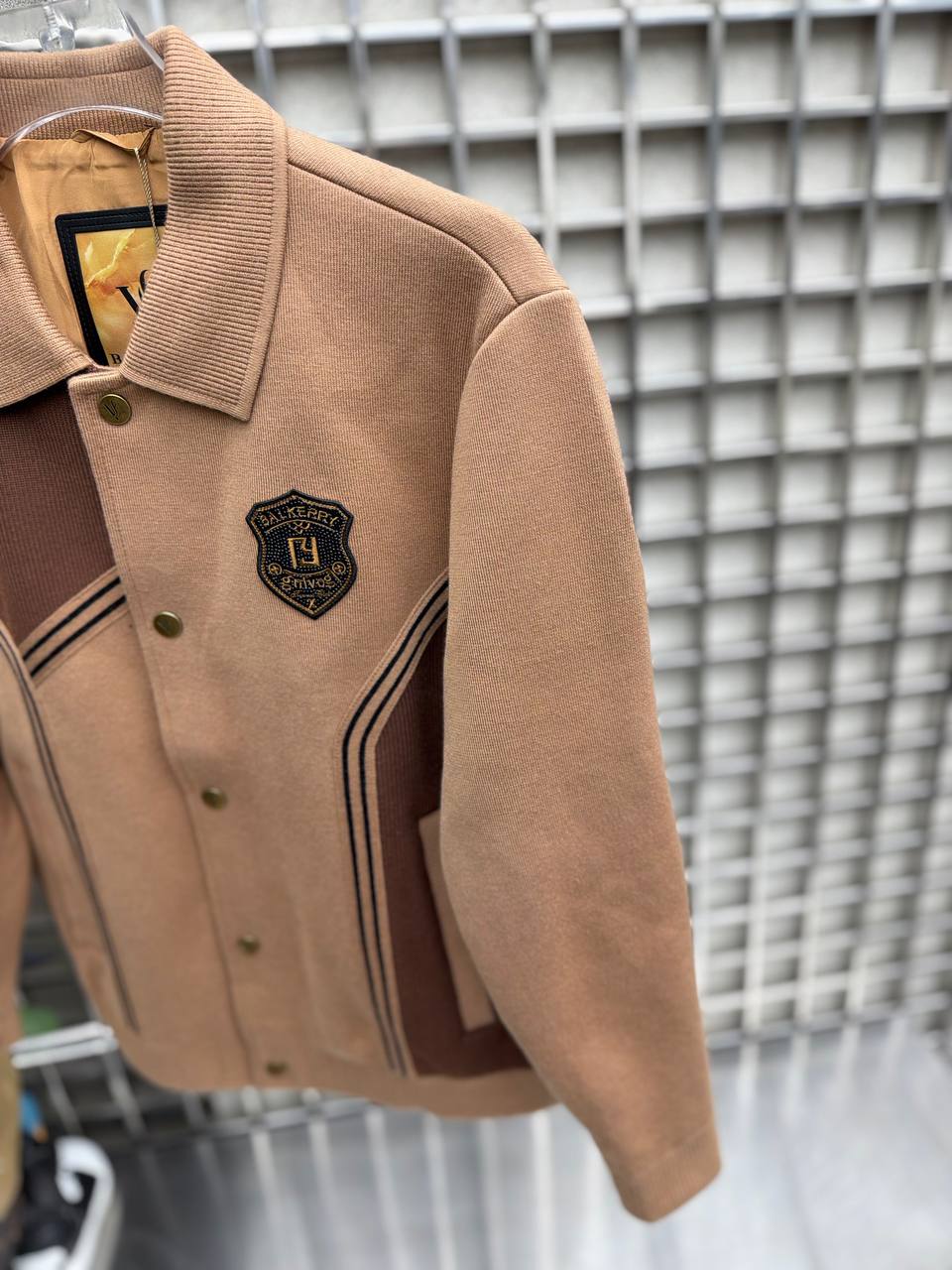 JACKET WASHED FAUX SUEDE