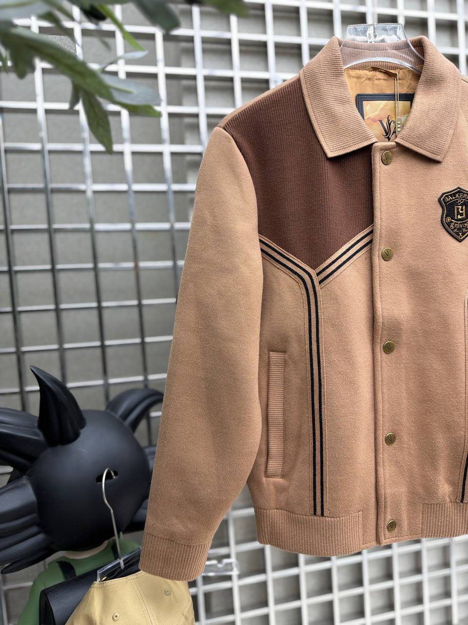 JACKET WASHED FAUX SUEDE