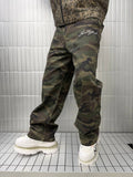 PLEATED BAGGY FIT CHINO TROUSERS
