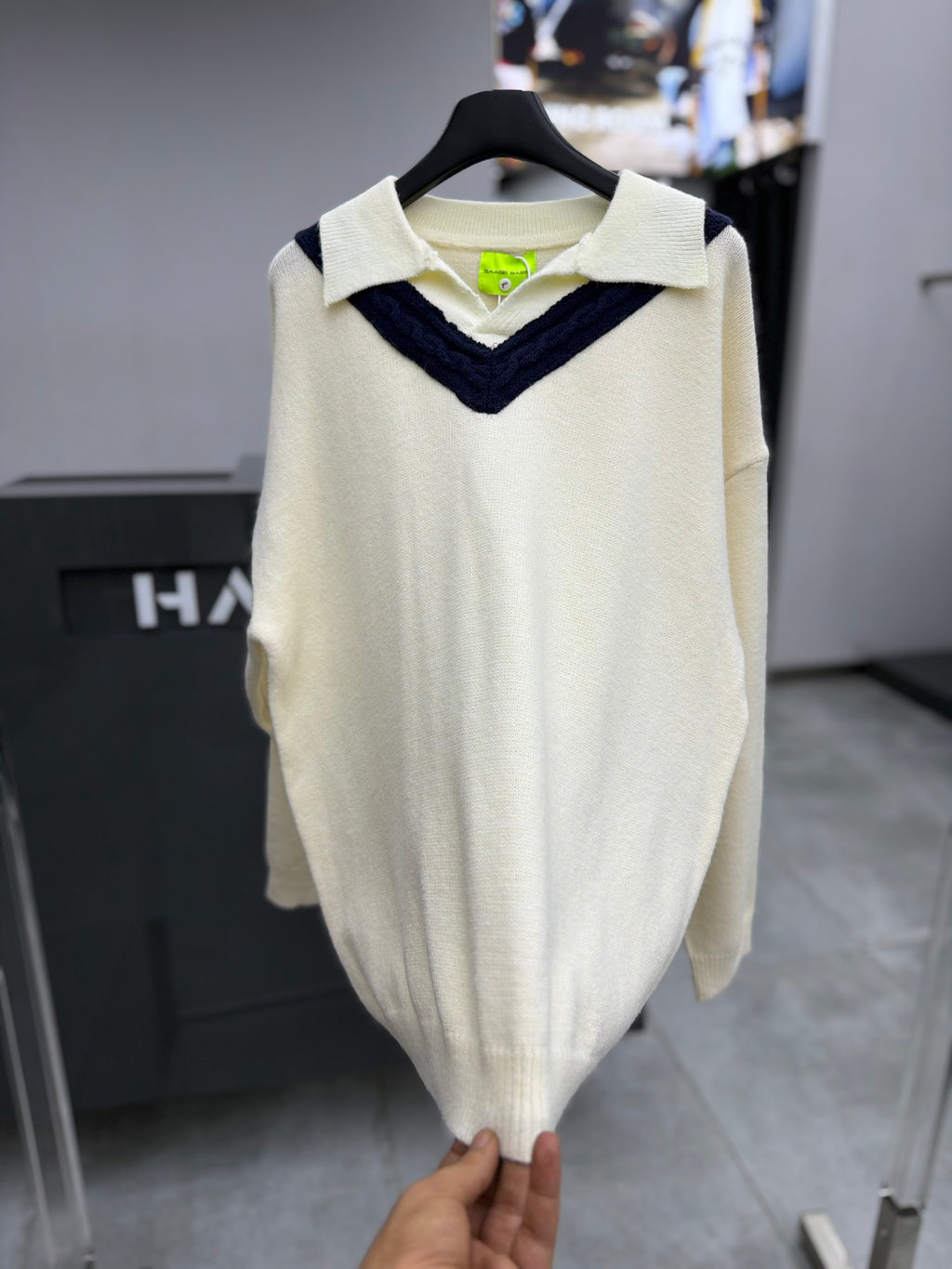 WOOL BLEND REGULAR FIT JUMPER