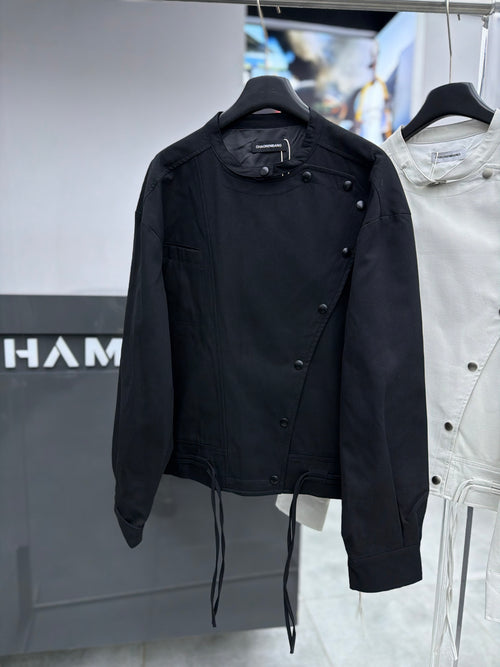 JACKET RELAXED FIT WITH METAL FIREMAN CLASPS