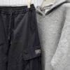 photo_6010120481333693950_y CONTRAST LINED CARGO TROUSERS