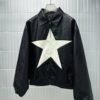 JACKET  RELAXED FIT FAUX LEATHER