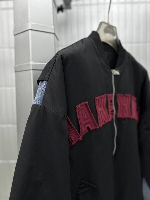 JACKET CONTRAST EMBROIDERY BOMBER
