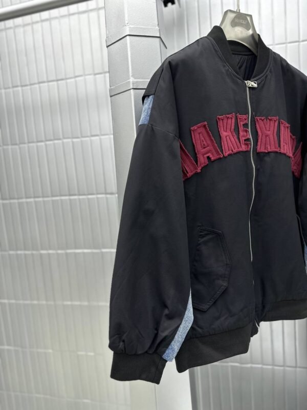 JACKET CONTRAST EMBROIDERY BOMBER