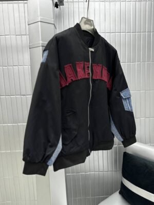 JACKET CONTRAST EMBROIDERY BOMBER