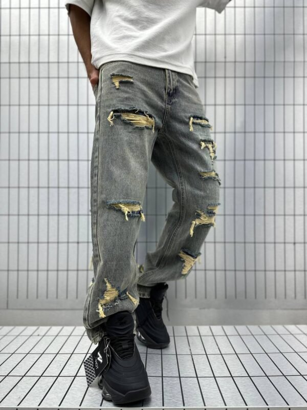 JEANS RIPPED BALLOON FIT