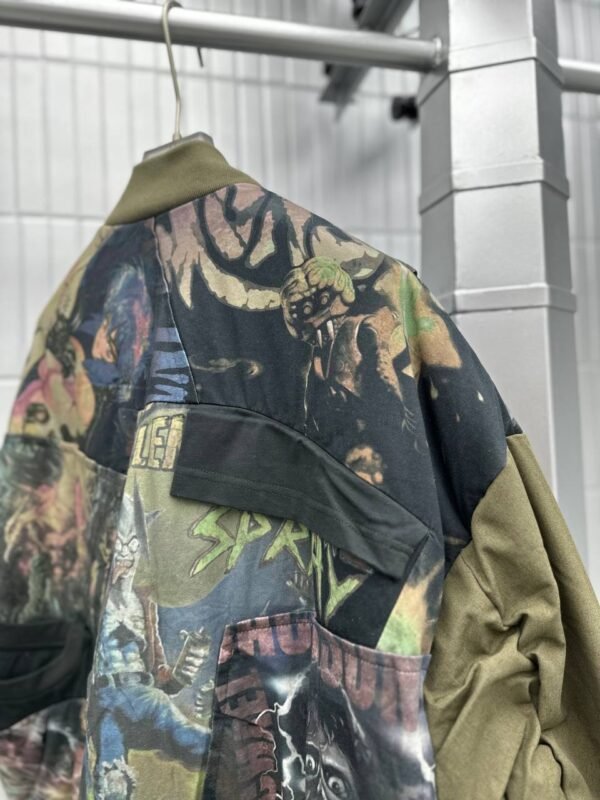 JACKET RUBBERISED EFFECT PARKA