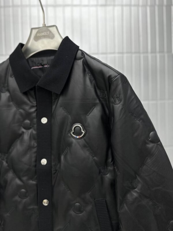 JACKET FAUX LEATHER QUILTED