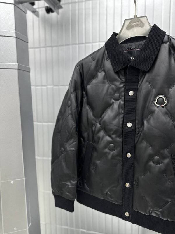 JACKET FAUX LEATHER QUILTED
