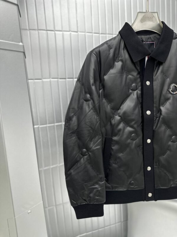 JACKET FAUX LEATHER QUILTED