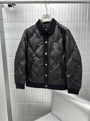 JACKET FAUX LEATHER QUILTED