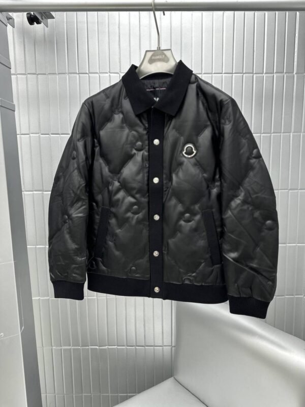 JACKET FAUX LEATHER QUILTED