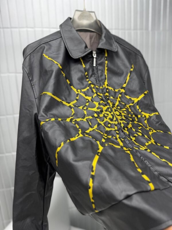 photo_5776228717154733438_y JACKET SPIDER PRINT FAUX