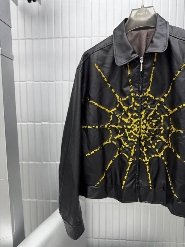 photo_5776228717154733439_y JACKET SPIDER PRINT FAUX