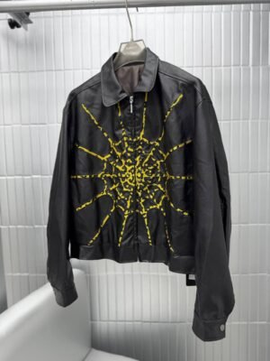 photo_5776228717154733440_y JACKET SPIDER PRINT FAUX