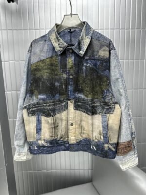 photo_5778480516968418170_y JACKET WASHED-EFFECT DENIM