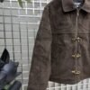 5956144656666005441 JACKET METAL FROG FASTENING CROPPED FIT