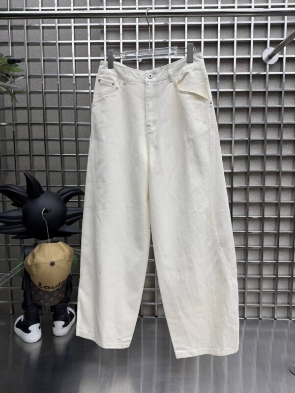 5956144656666005449 LYOCELL AND COTTON PLEATED TROUSERS