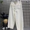5956144656666005451 LYOCELL AND COTTON PLEATED TROUSERS