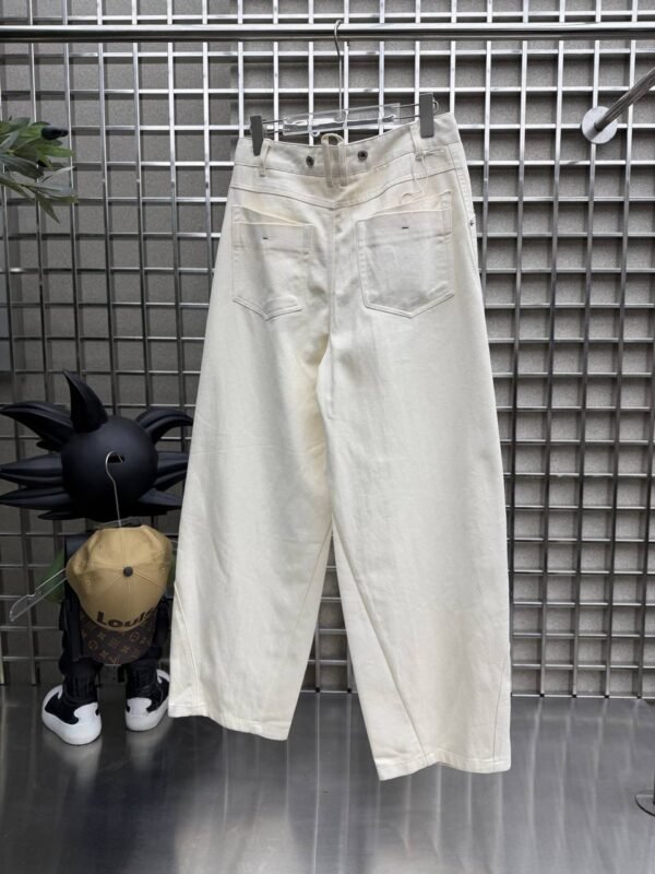 5956144656666005451 LYOCELL AND COTTON PLEATED TROUSERS