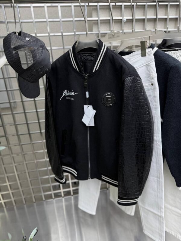 5958344062173647012 JACKET RELAXED FIT LEATHER EFFECT