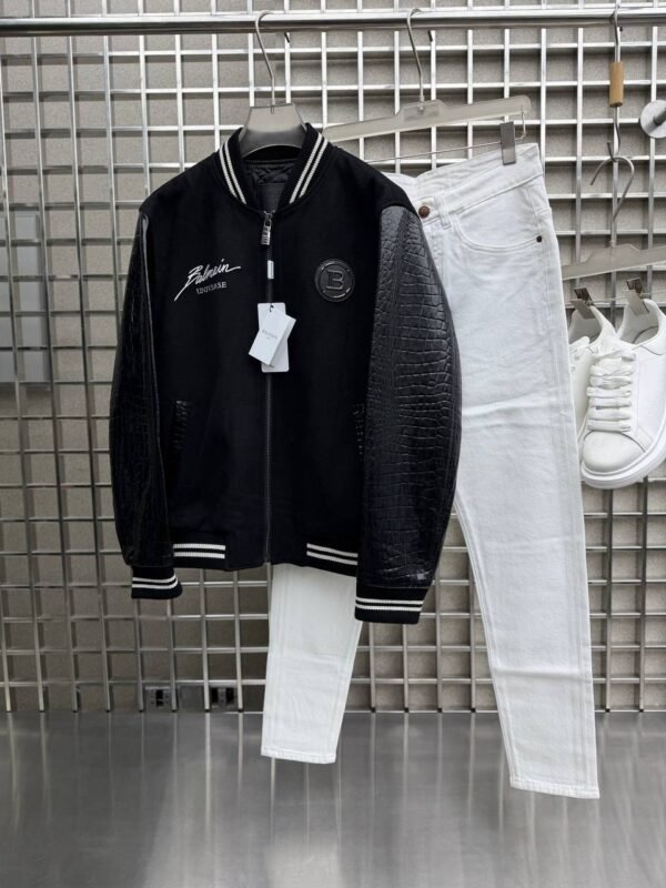 5958344062173647013 JACKET RELAXED FIT LEATHER EFFECT